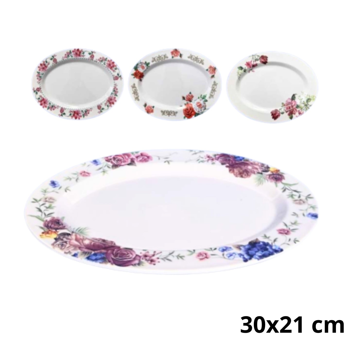 AB-0913-12 PLATO DE MELAMINA CON 1 PZ O CAJA CON 60 PZS