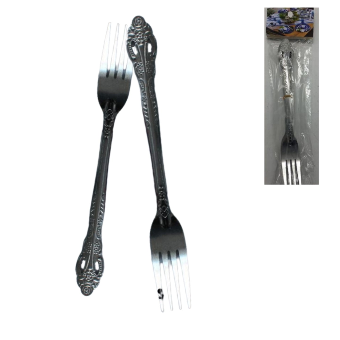 N-GPMX-649 AS-0203-3 CUBIERTOS TENEDOR CON 12 PZS O CAJA CON 50 PQTS