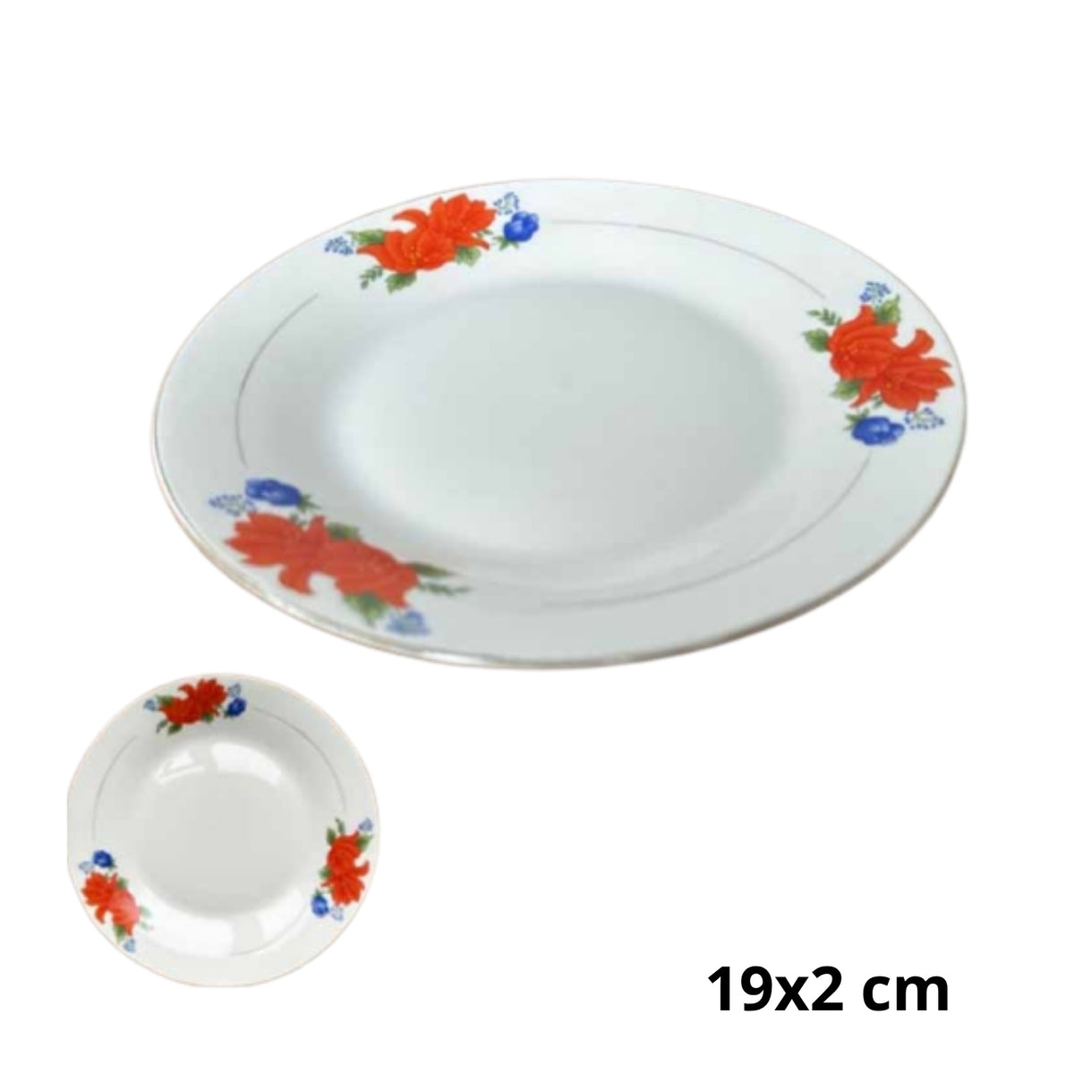 N-GPMX-670 AW-5782-7.5 PLATO DE CERAMICA CON 1 PZ O CAJA CON 48 PZS