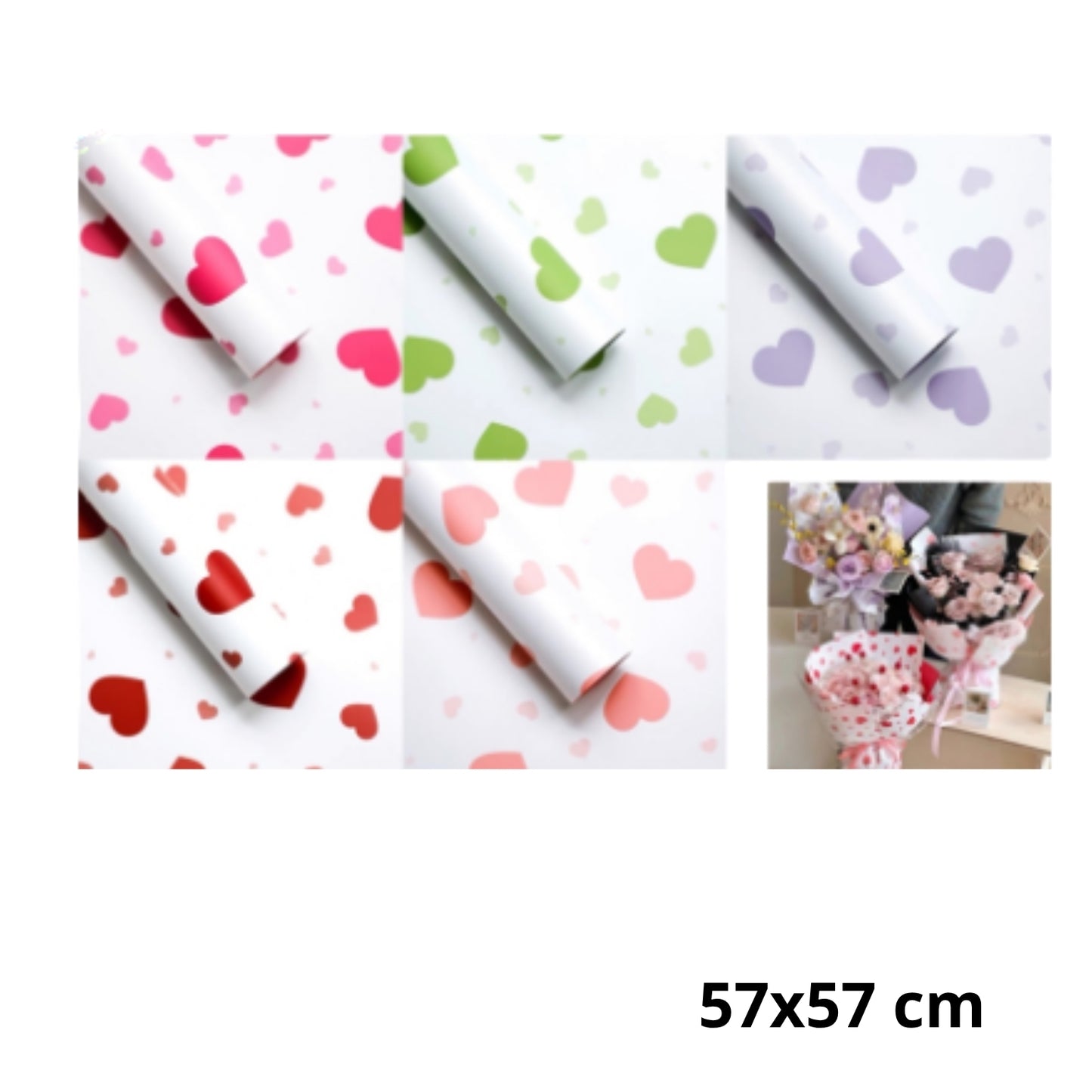 CW-5754B PAPEL PARA ENVOLVER CON 1 PZ O CAJA CON 50 PZS