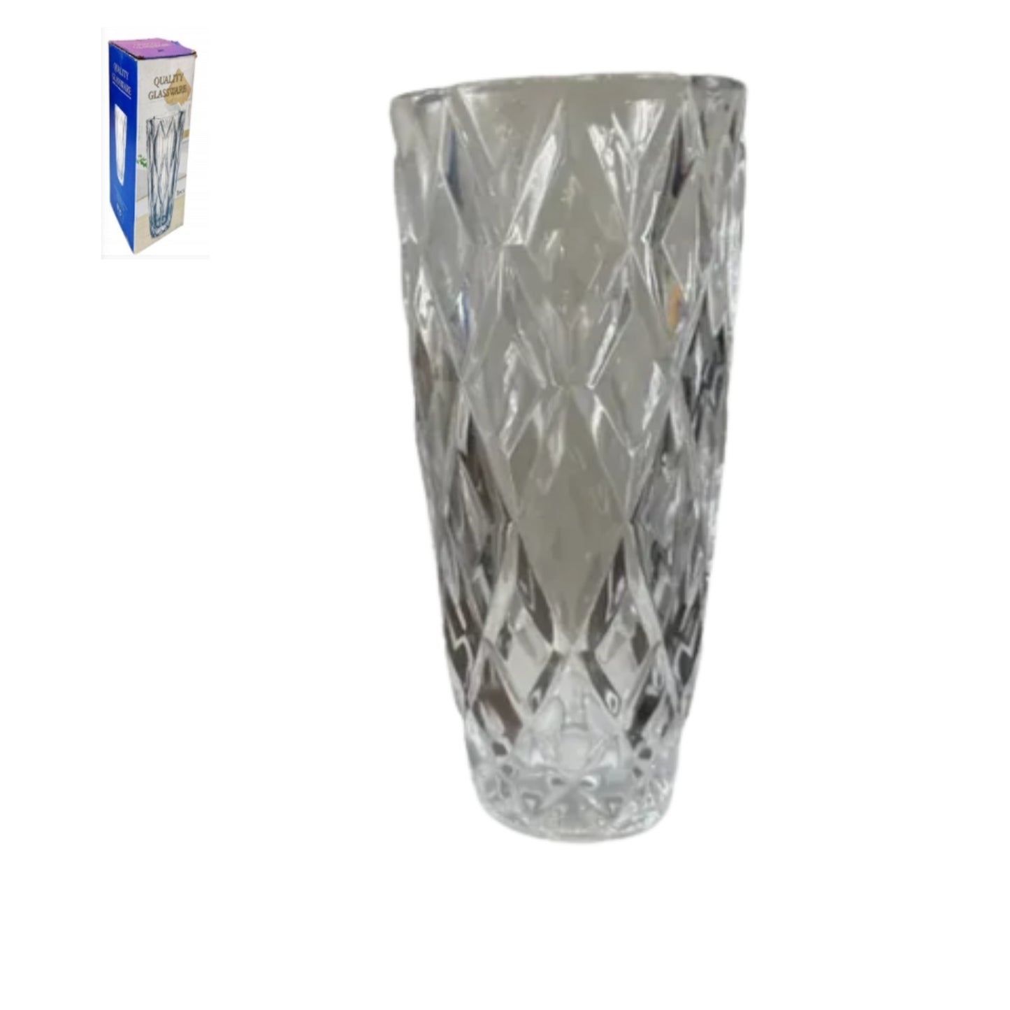BD-0563-2 JARRON DE VIDRIO CON 1 PZ O CAJA CON 12 PZS