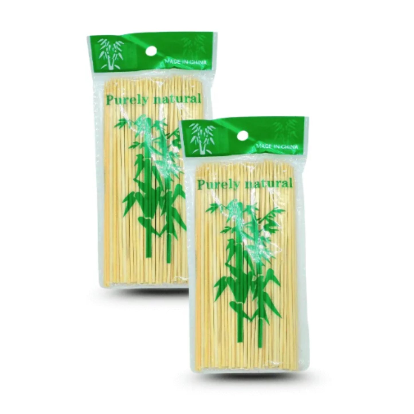 PG-1012C PALILLO DE BAMBU PARA BROCHETA CON 15 CM CON 1 PZ O CAJA CON 200 PZS