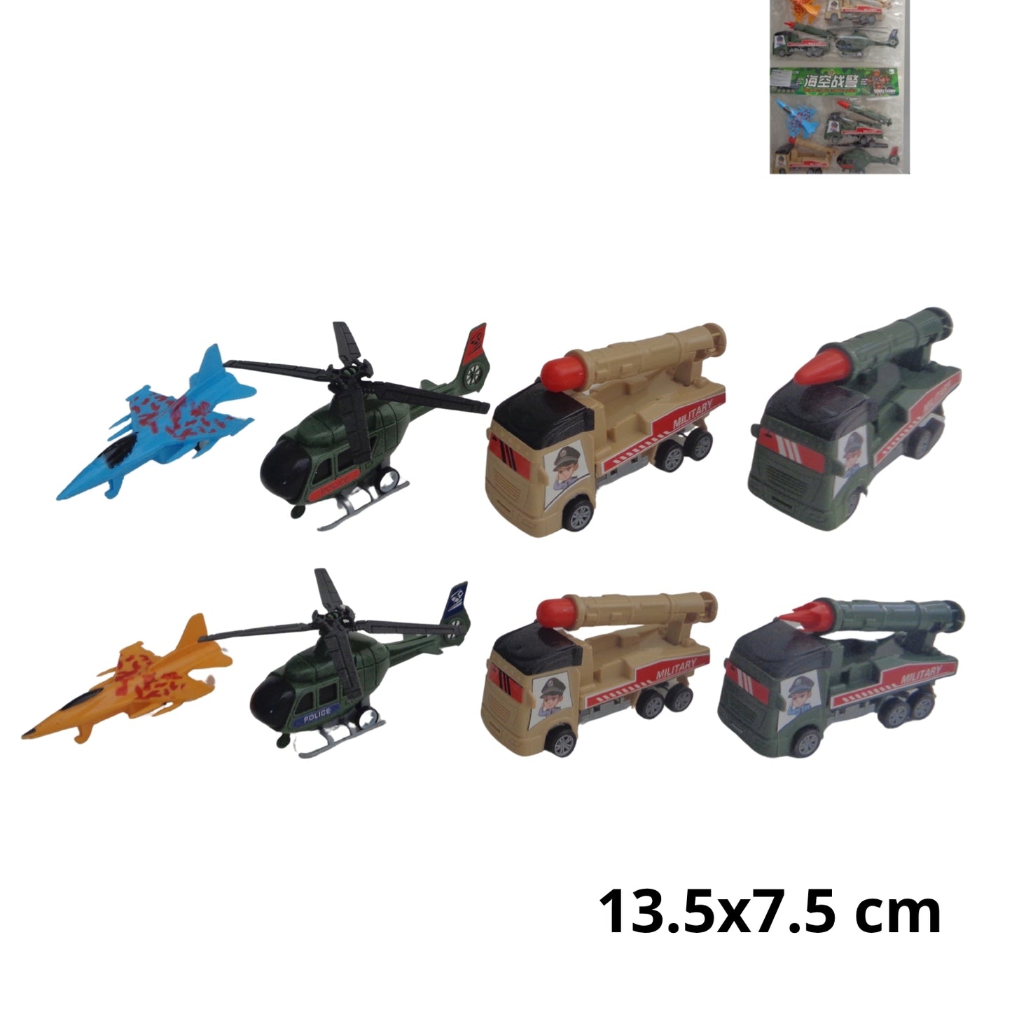TG-0083E SET DE 4 VEHICULOS CON 1 PZ O CAJA CON 152 PZS