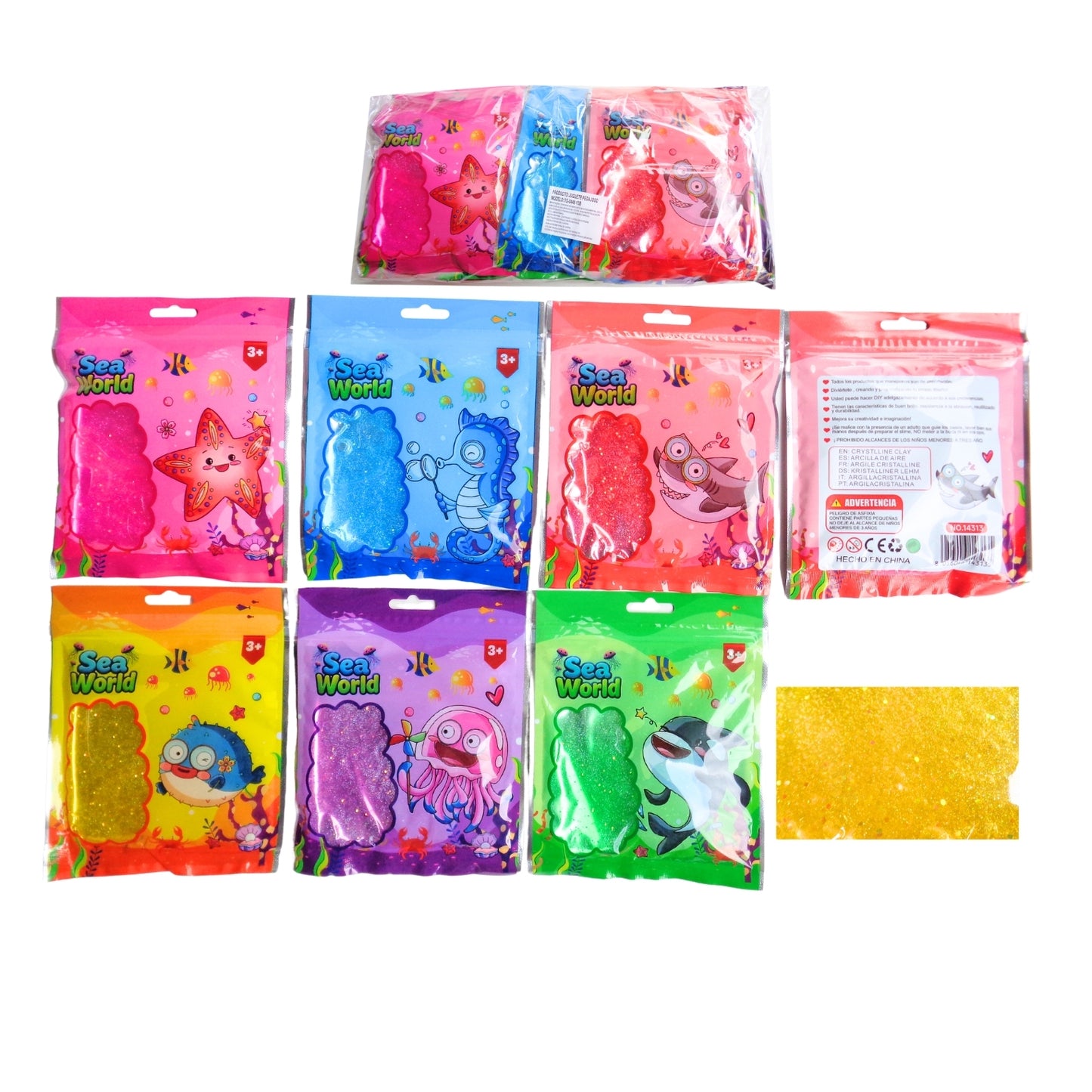 TG-0448-13B SLIME BOLSITA 120 GRS CON 1 PZ O CAJA CON 240 PZS
