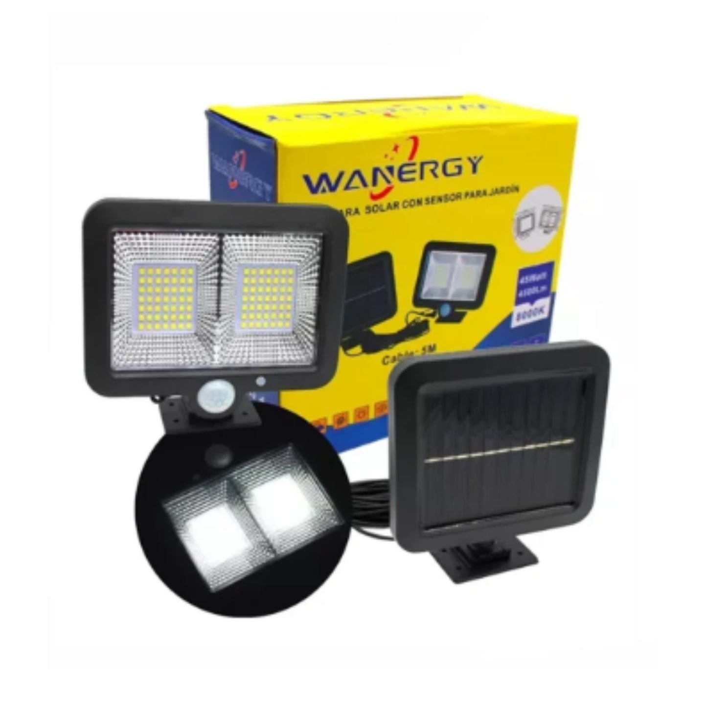 40755 REFLECTOR SOLAR 98 LED 45W 8000K CON 1 PZ O CAJA CON 40 PZS
