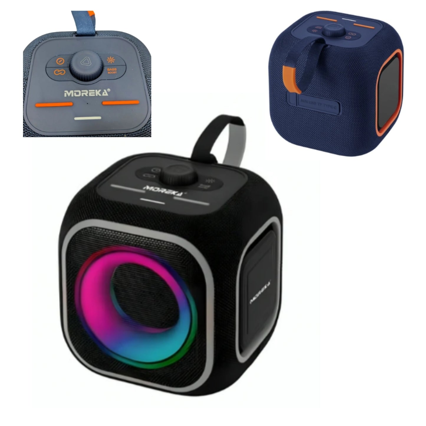 A43 ALTAVOZ BLUETOOTH 60 W DISEÑO CUBO CON 1 PZ O CAJA CON 12 PZS