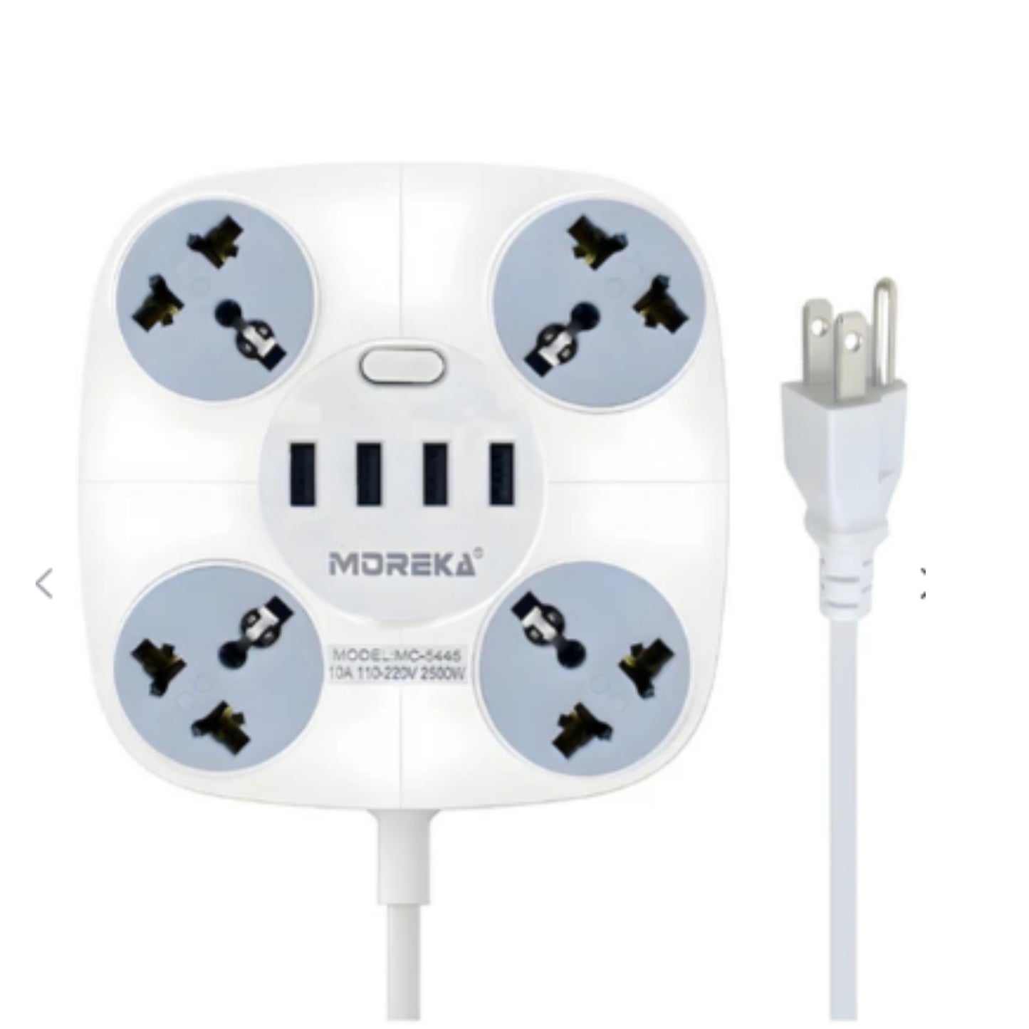 MC-5445 MULTICONTACTO CIRCULAR 4 CONEXIONES 4 PUERTOS USB CON 1 PZ O CAJA CON 48 PZS