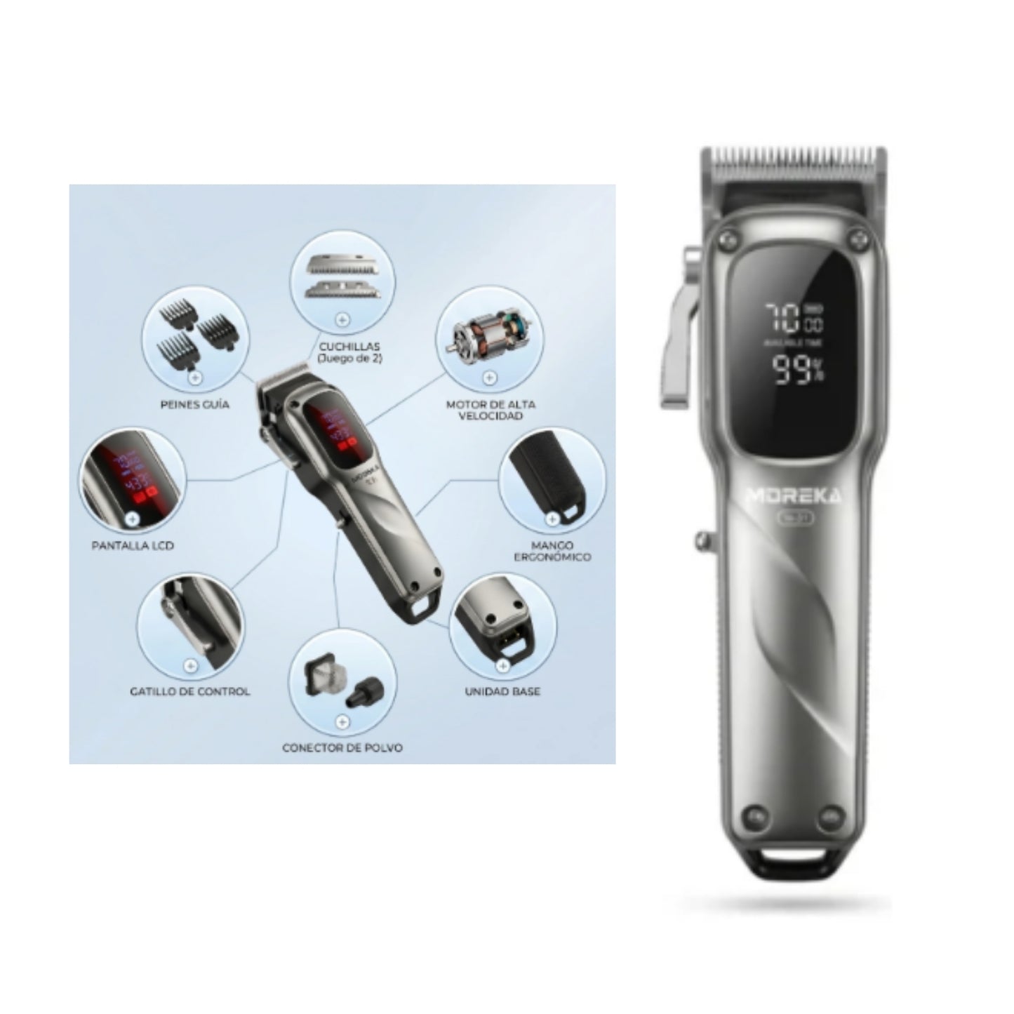 W-31 MAQUINILLA RASURADORA CON CUCHILLA AJUSTABLE PROFESIONAL B CARGA CON 1 PZ O CAJA CON 24 PZS
