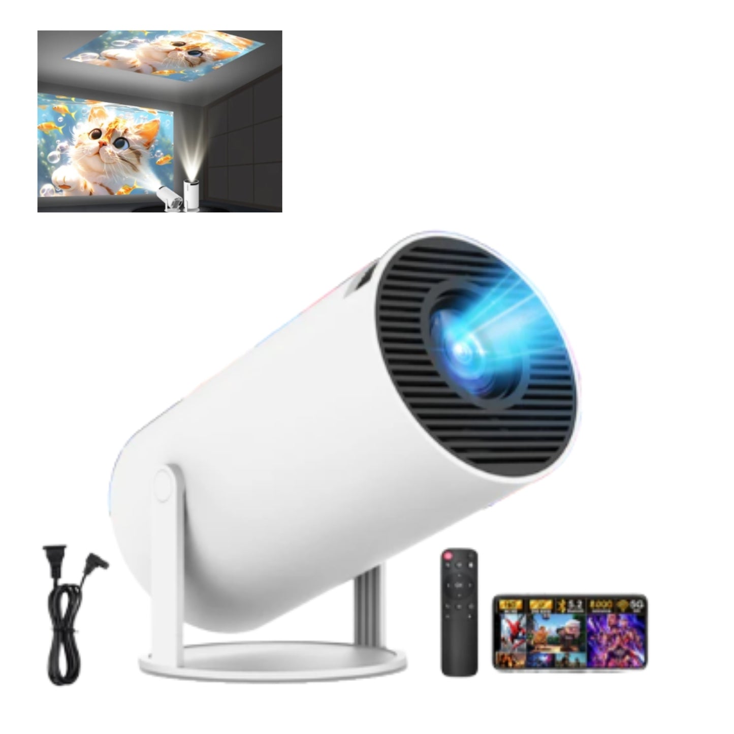 YH300 PROYECTOR PORTATIL CON 1 PZ O CAJA CON 20 PZS