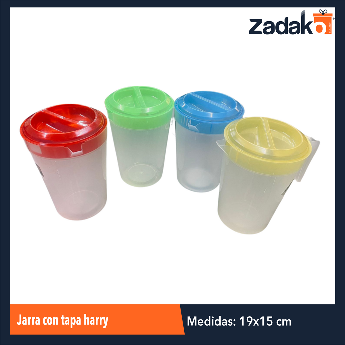 N-GPM-4478 JARRA CON TAPA HARRY CON 1 PZ O CAJA CON 24 PZS