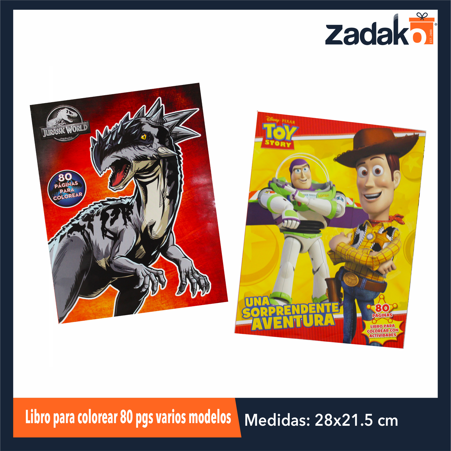 LIBRO PARA COLOREAR 80 PGS VARIOS MODELOS  CON 1 PZ O CAJA CON 48 PZS