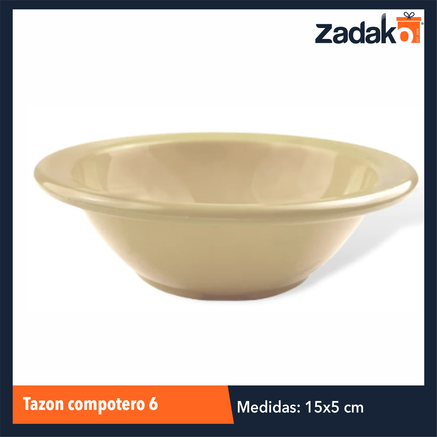 MX-097B TAZON COMPOTERO 6, CON 1 PZ O CAJA CON 80 PZS