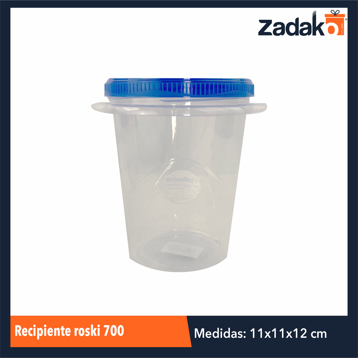 MX-218 RECIPIENTE ROSKI 700, CON 1 PZ O CAJA CON 15 PZS
