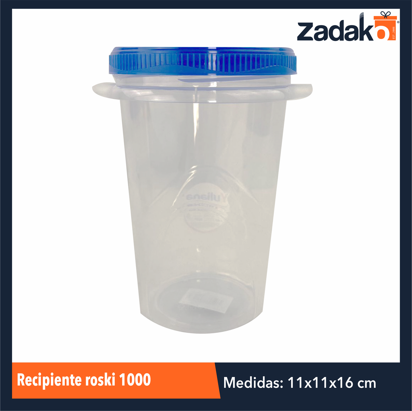 N-GPM-4932 MX-219 RECIPIENTE ROSKI 1000ML, CON 1 PZ O CAJA CON 15 PZS