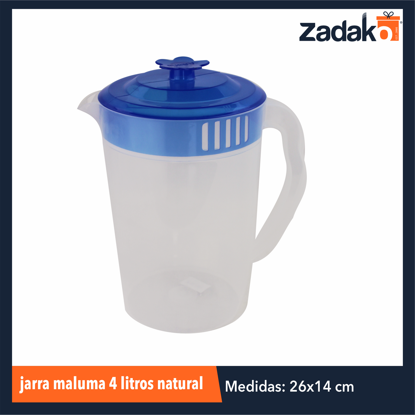 N-GPM-4913 MX-252 JARRA MALUMA 4 LITROS NATURAL , CON 1 PZ O CAJA CON 12 PZS