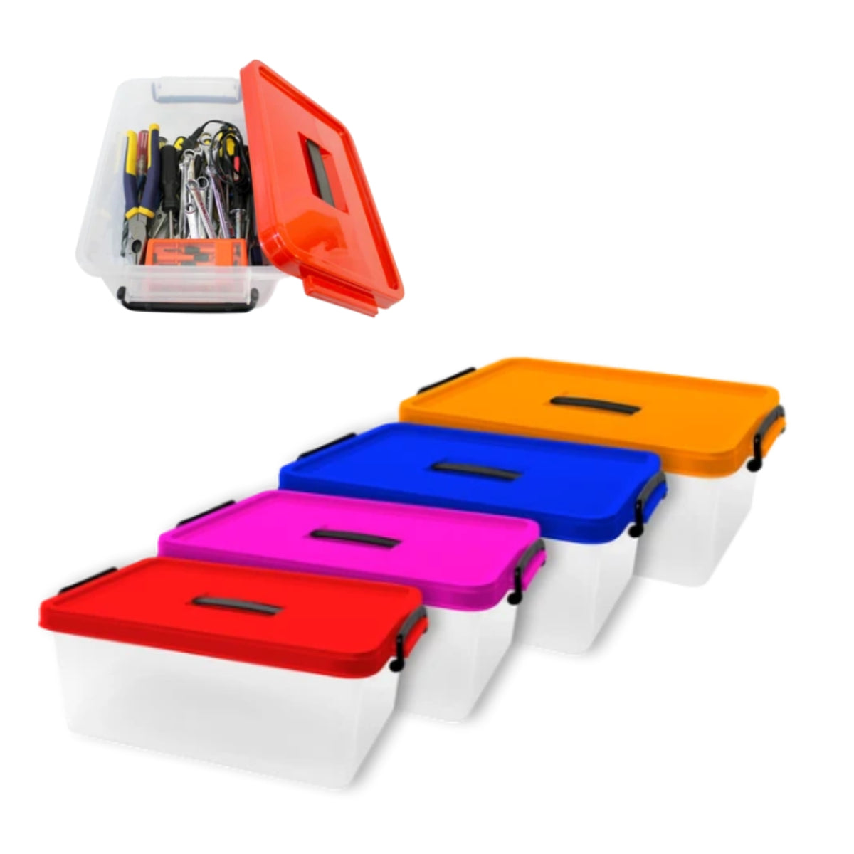 N-GPM-11164 37053C CAJA MULTIUSOS 10 LITROS CON 1 PZ O CAJA CON 6 PZS