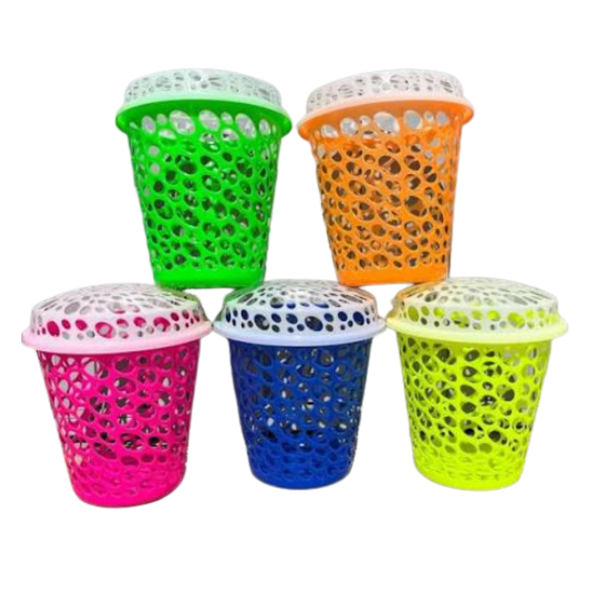 N-GPM-14564 CESTO PARA ROPA PERLA TRASLUCIDO CON 1 PZ O CAJA CON 60 PZS