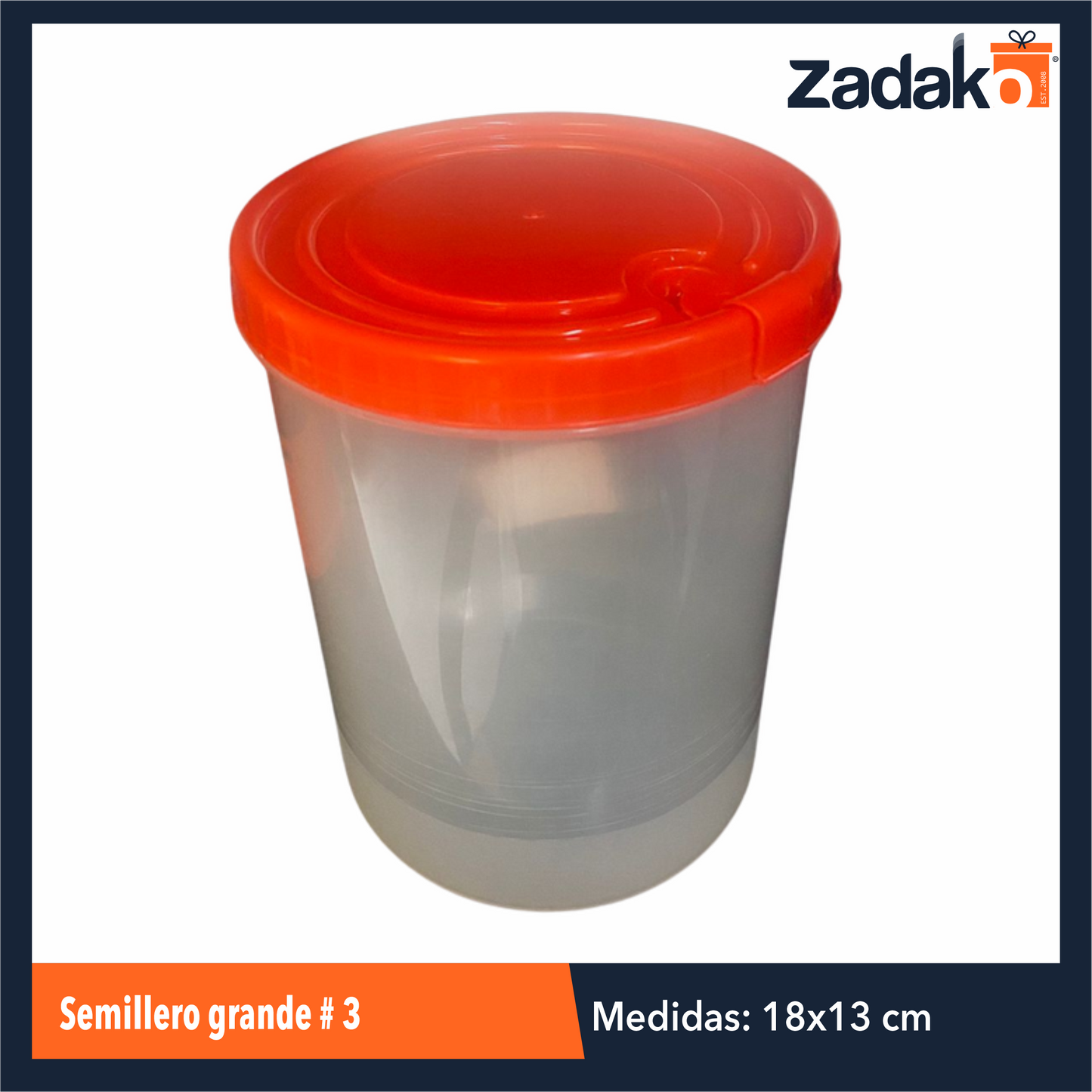 N-GPM-5638 SEMILLERO GRANDE No. 3 CON 1 PZ O CAJA CON 40 PZS