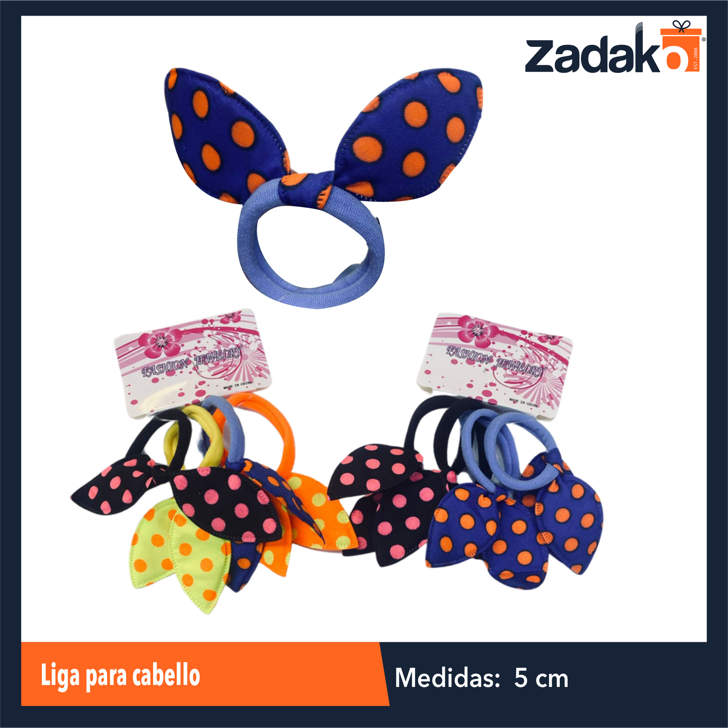 TA-0118A-2 LIGA PARA CABELLO CON 12 PZS O CAJA CON 100 PQTS