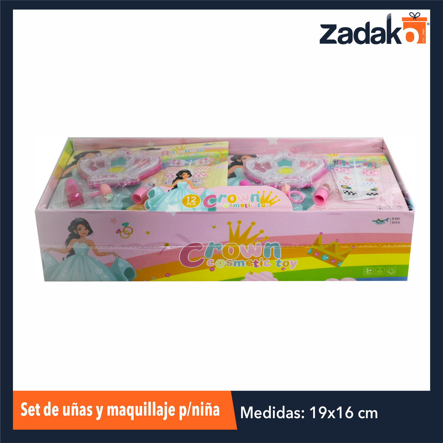 TG-0327-7 JUEGO DE COSMETICOS PARA NIÑA, CON 1 PZ O CAJA CON 288 PZS