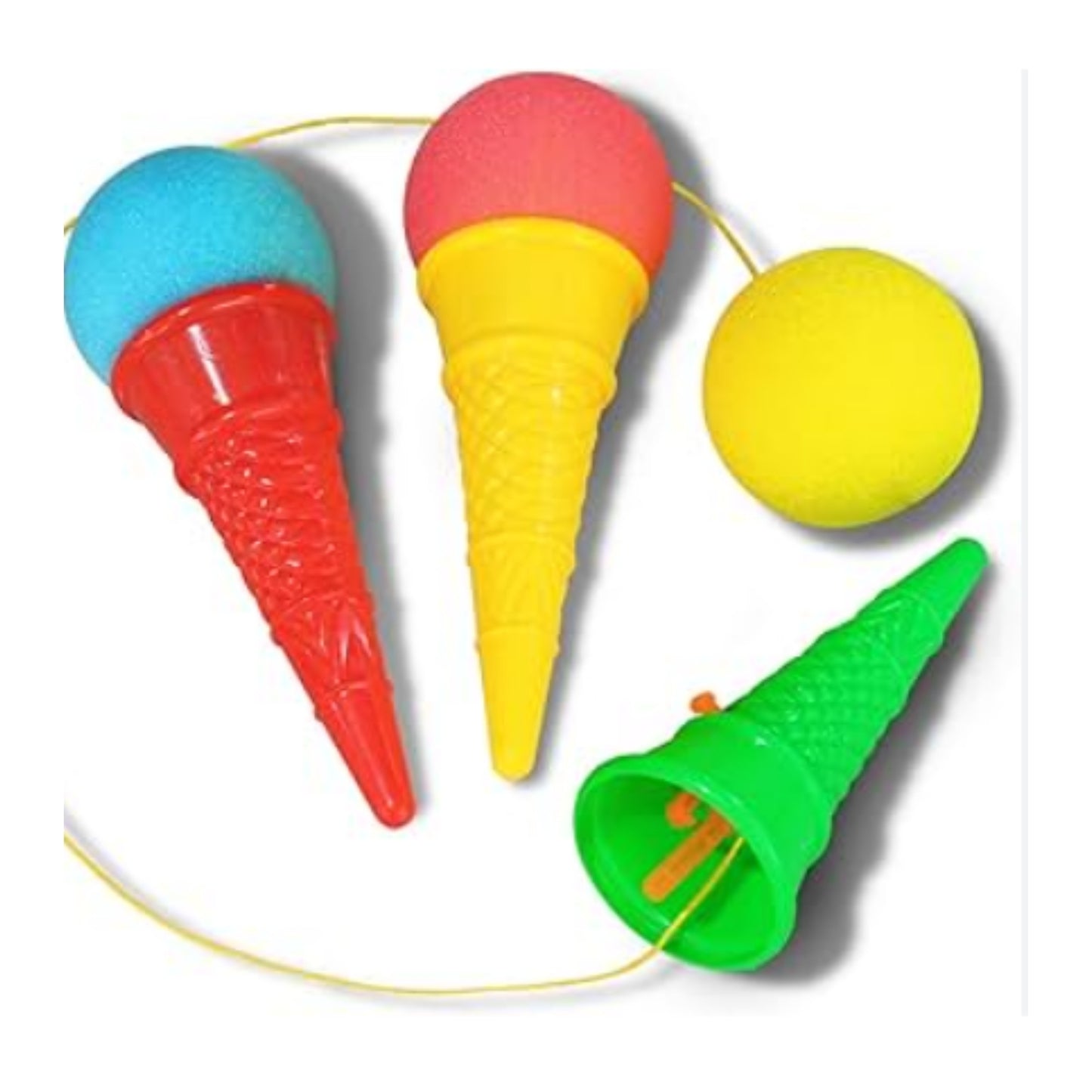 TG-0489A CONO DE NIEVE CON LUZ 18 CM PAQ CON 24 PZS O CAJA CON 32 PQTS