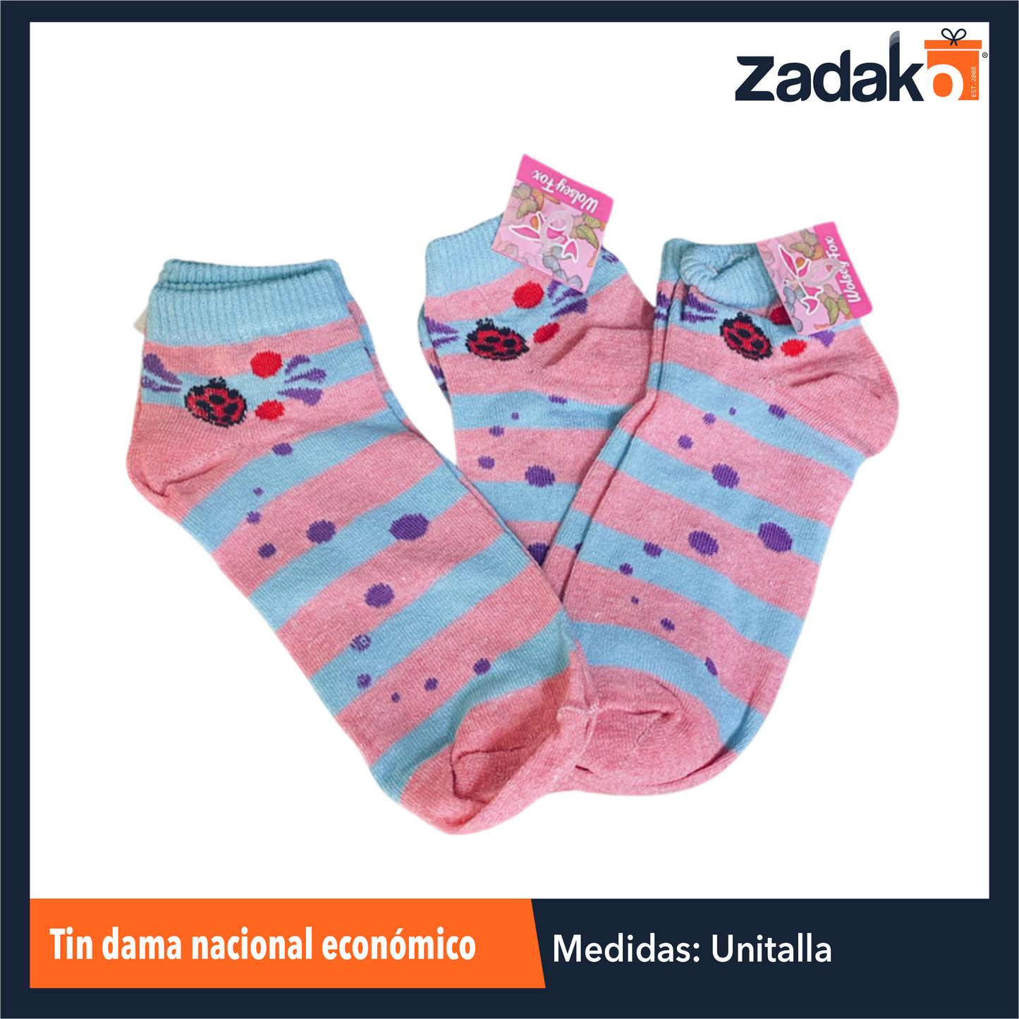 TIN DAMA NACIONAL ECONOMICO CON 1 PZ O CAJA CON 360 PZS