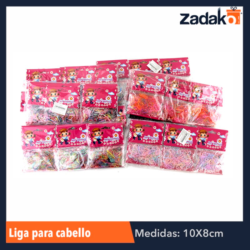 N-GPM-2142 ZB-0045 LIGA PARA CABELLO, CON 12 PZS, O CAJA CON 300 PQTS