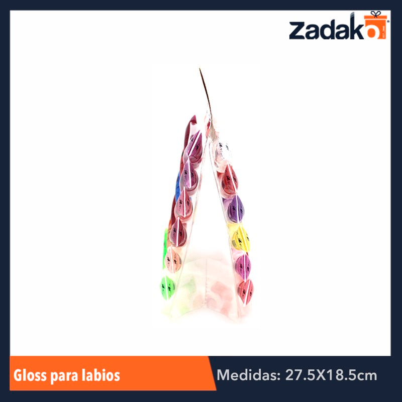 ZB-0049 GLOSS PARA LABIOS, CON 1 PZ O CAJA CON 1440 PZS
