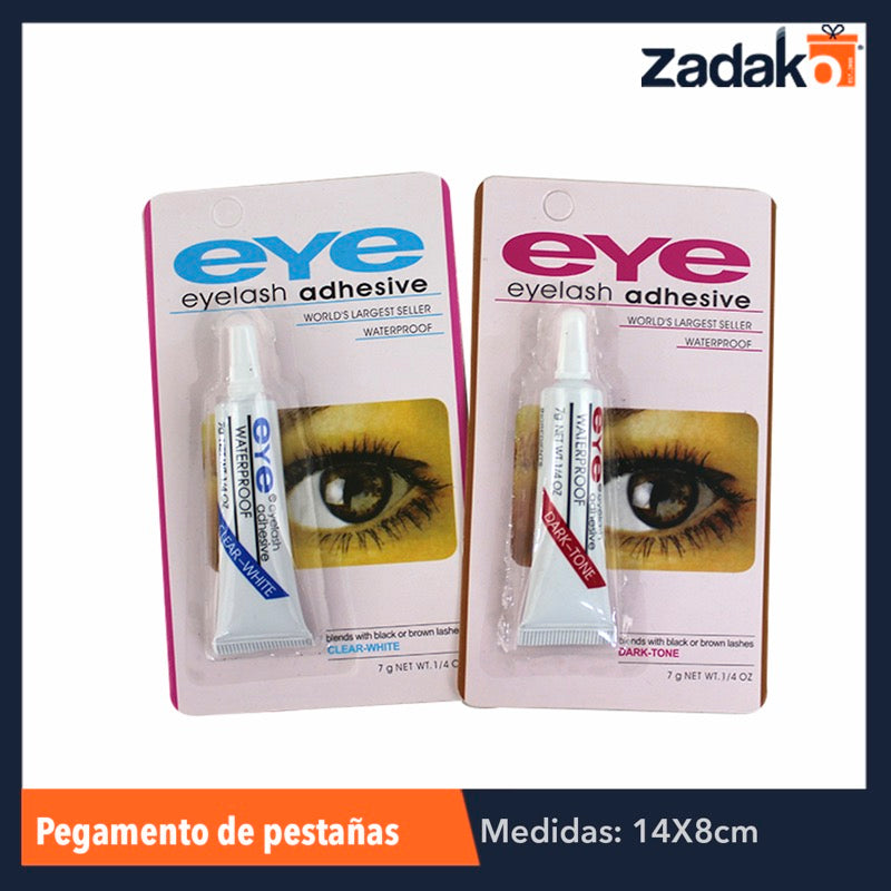 N-GPM-2036 ZB-0113 PEGAMENTO PARA PESTAÑAS, CON 1 PZ O CAJA CON 1200 PZS