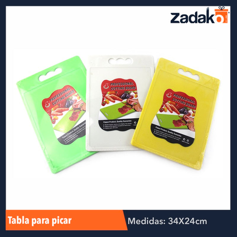 GPM-3088 ZC-0062 TABLA P/PICAR RECTANGULAR GDE, CON 1 PZ O CAJA CON 72 PZS