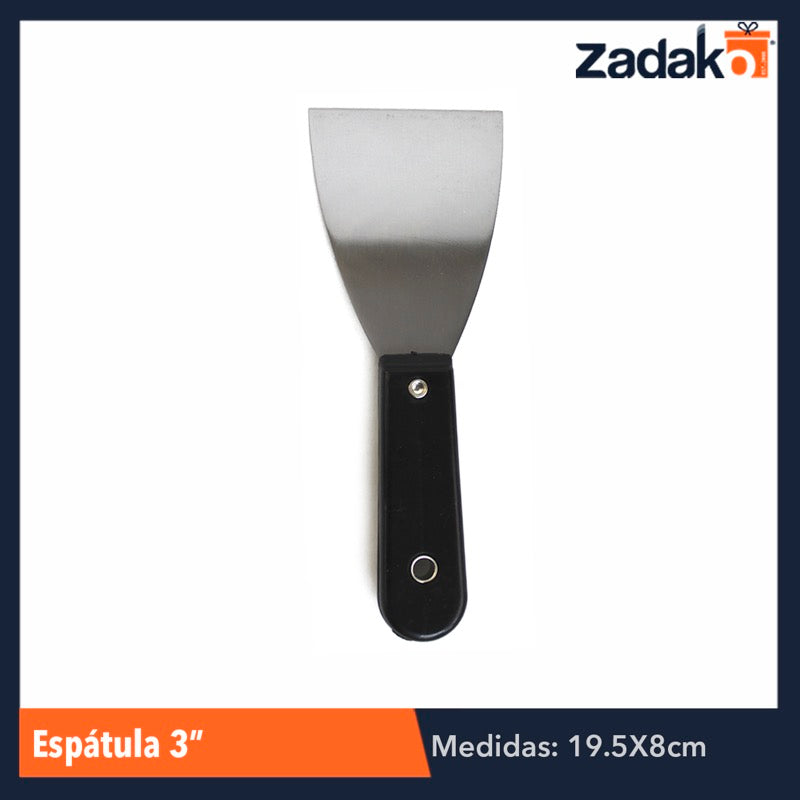 ZF-0029 ESPATULA 3 PULGADAS, CON 1 PZ O CAJA CON 240 PZS