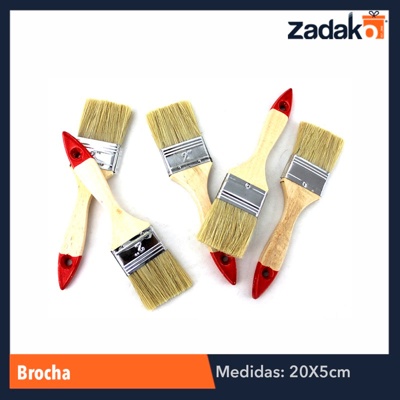 ZF-0033 BROCHA 2 PULGADAS CON 1 PZ O CAJA CON 600 PZS