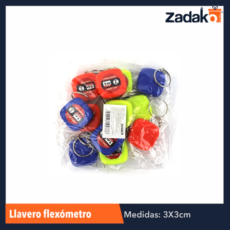 N-GPM-2708 ZF-0090 LLAVERO FLEXOMETRO 1 MT, CON 12 PZS, O CAJA CON 100 PQTS
