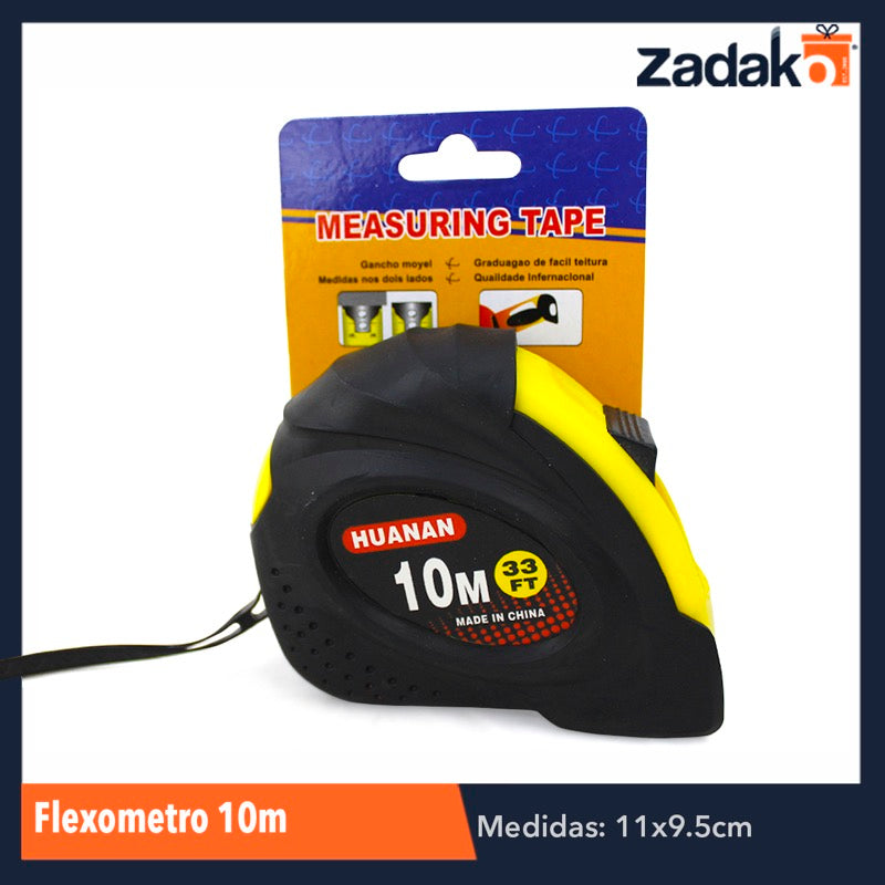 N-GPM-2954 ZF-0118 FLEXOMETRO 10MTS, CON 1 PZ O CAJA CON 60 PZS