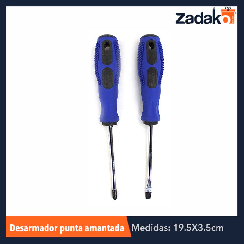 ZF-0012 DESARMADOR PUNTA IMANTADA, CON 12 PZS, O CAJA CON 20 PQTS