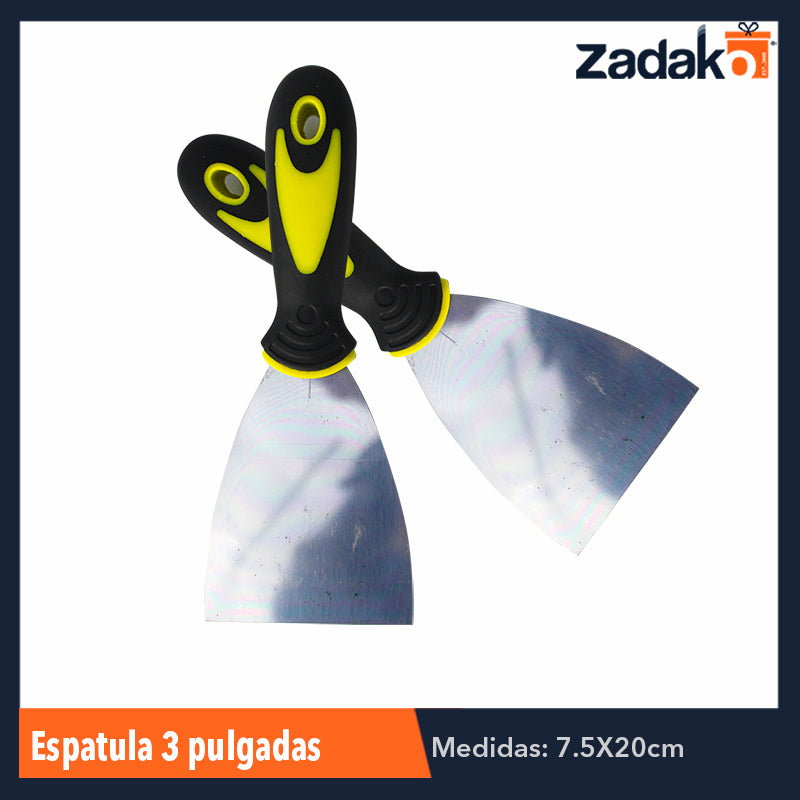 ZF-0147 ESPATULA 3 PULGADAS, CON 1 PZ O CAJA CON 240 PZS