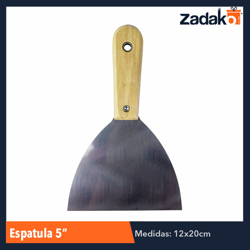 ZF-0156 ESPATULA 5 PULGADAS CON 1 PZ O CAJA CON 240 PZS