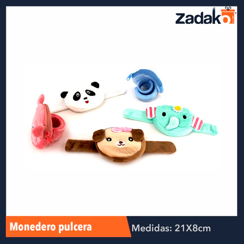 ZA-0036 MONEDERO PULSERA, CON 1 PZ O CAJA CON 720 PZS