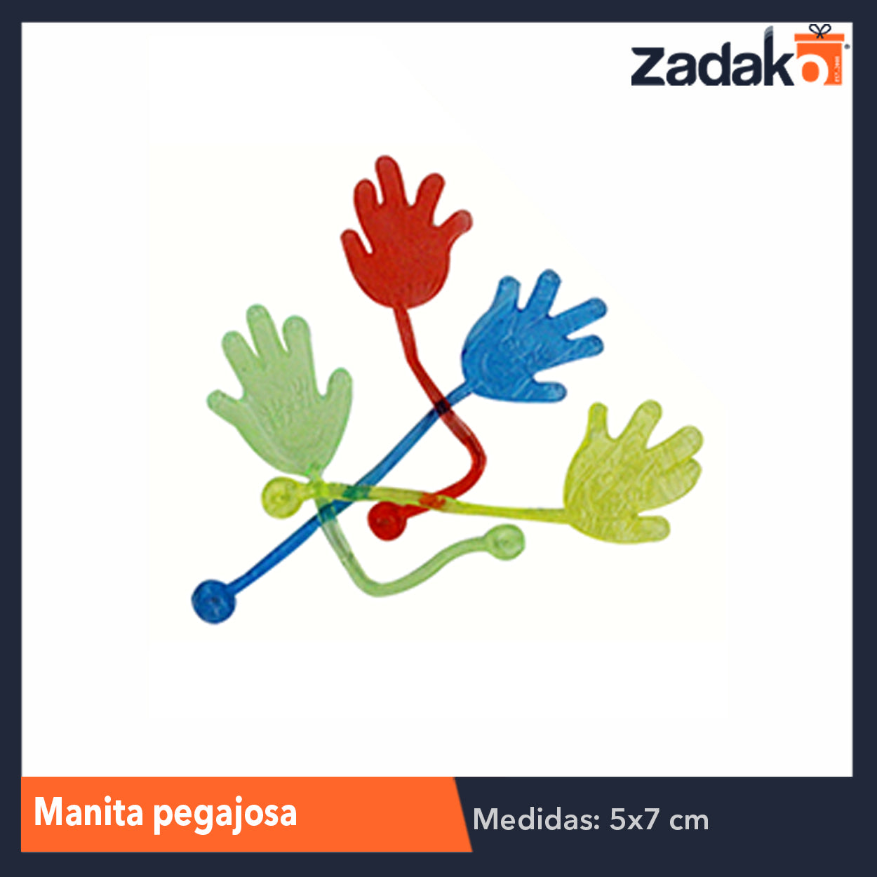 GPM-0462 ZJ-0049 MANITA PEGAJOSA, CON 20 PZS, O CAJA CON 100 PQTS