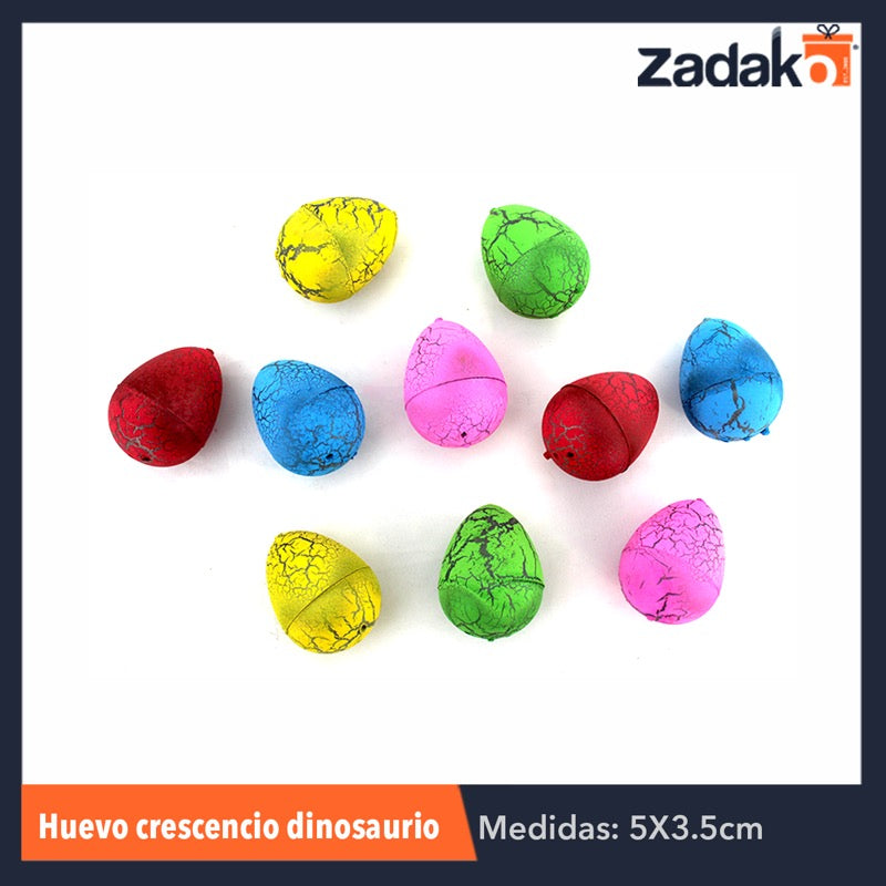ZJ-0396 HUEVO CRECENCIO DINOSAURIO CON 40 PIEZAS, O CAJA CON 36 PQTS