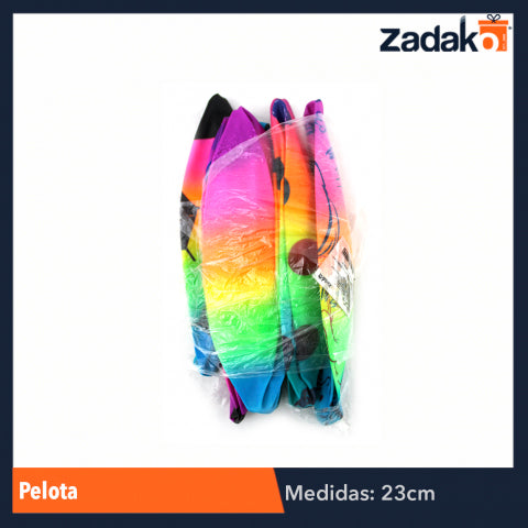 ZJ-0494 PELOTA 23 CM CON 12 PIEZAS, O CAJA CON 50 PQTS