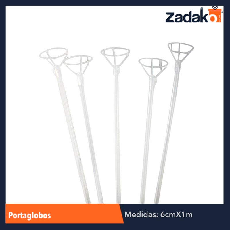 ZJ-0507 PORTAGLOBOS, CON 50 PZS, O CAJA CON 20 PQTS