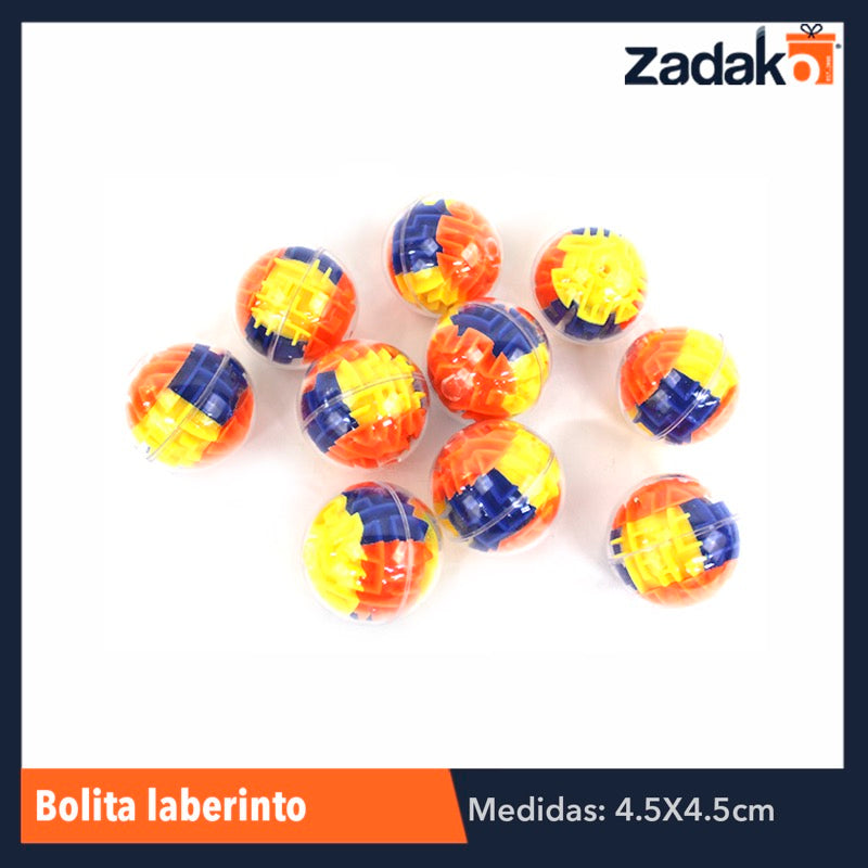 ZJ-0567 G-6049-20 BOLITA LABERINTO CON 50 PZS, O CAJA CON 24 PQTS