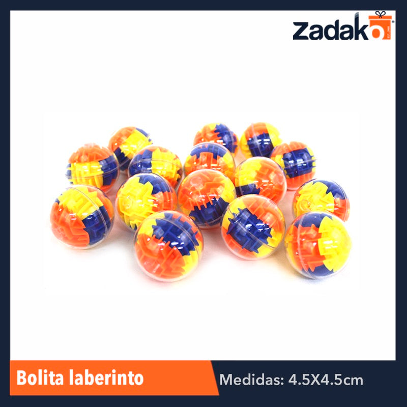 ZJ-0567 G-6049-20 BOLITA LABERINTO CON 50 PZS, O CAJA CON 24 PQTS