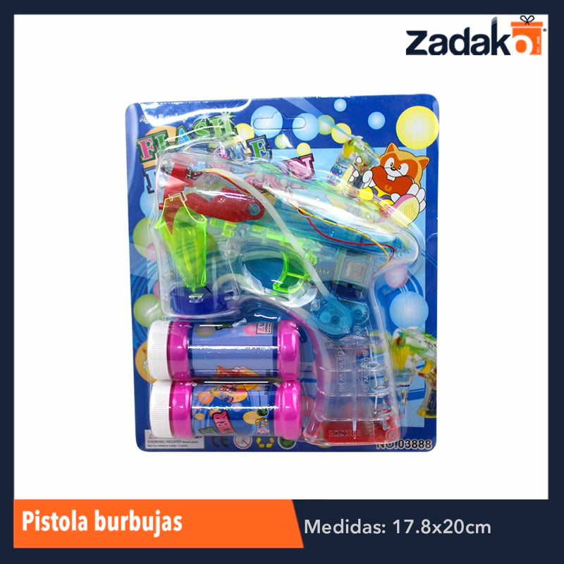 ZJ-0632 ZK-8123 PISTOLA BURBUJAS, CON 1 PZ O CAJA CON 96 PZS
