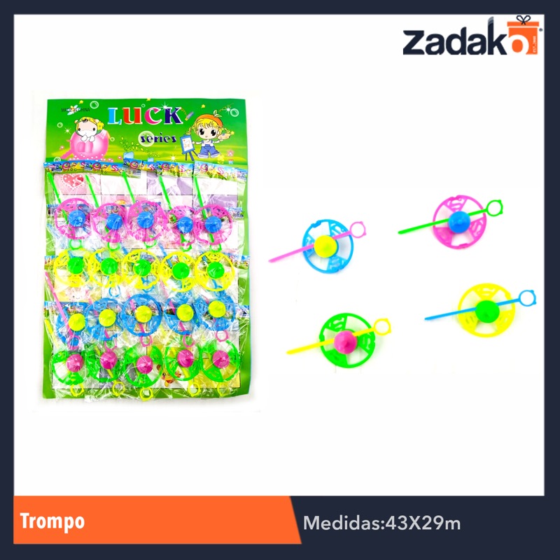 ZJ-0689 TROMPO, CON 20 PIEZAS, O CAJA CON 100 PQTS