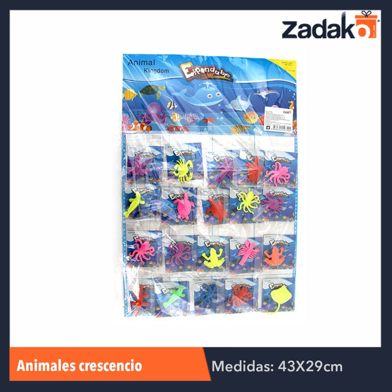 N-GPM-3269 GPM-0633 GPM-0633 G-636-152 ZJ-0393 ANIMALITO CRECENCIO, CON 20 PZS, O CAJA CON 100 PQTS