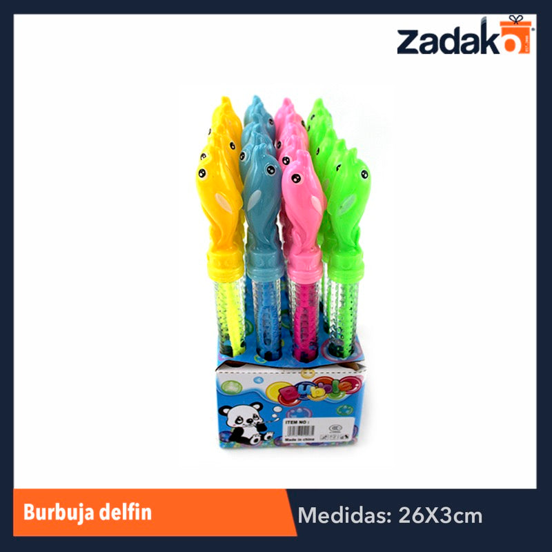 ZJ-0458 BURBUJA DELFIN, CON 24 PZS, O CAJA CON 12 PQTS