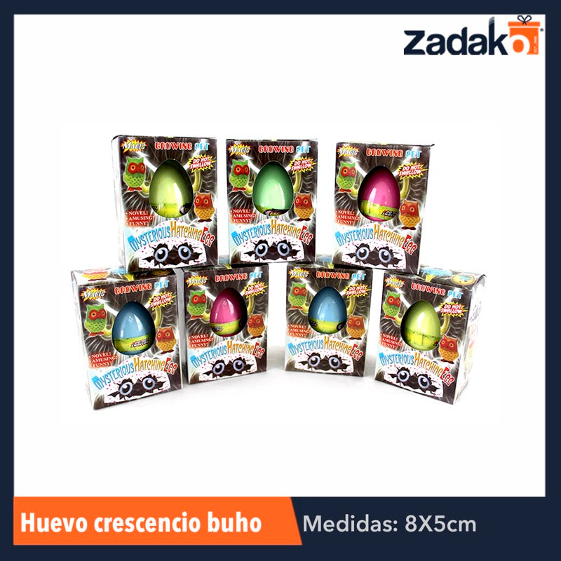 ZJ-0477 HUEVO BUHO CRECENCIO, CON 1 PZ O CAJA CON 288 PZS