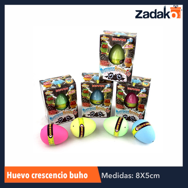 ZJ-0477 HUEVO BUHO CRECENCIO, CON 1 PZ O CAJA CON 288 PZS